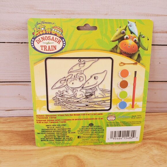 Jim Henson's Dinosaur Train Paint Your Own Suncatchers Set For Ages 3 And Up - Picture 2 of 3